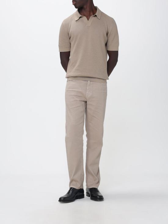 26SS 에르메네질도제냐 폴로 티셔츠 C31UHC26A3 N02 Beige - ERMENEGILDO ZEGNA