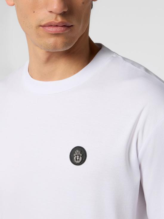 26SS 빌리어네어 반팔 티셔츠 BAFCMTK8950BTE014N 01 White - BILLIONAIRE