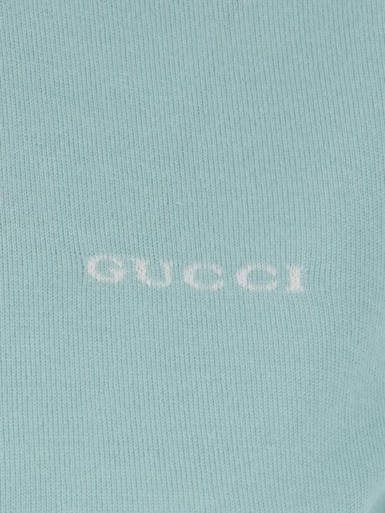 26SS 구찌 폴로 티셔츠 851969XKEWD 3910 Gnawed Blue - GUCCI