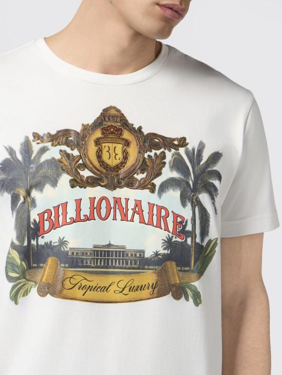 26SS 빌리어네어 반팔 티셔츠 IAFCMTK9085BTE004N 01OF White - BILLIONAIRE