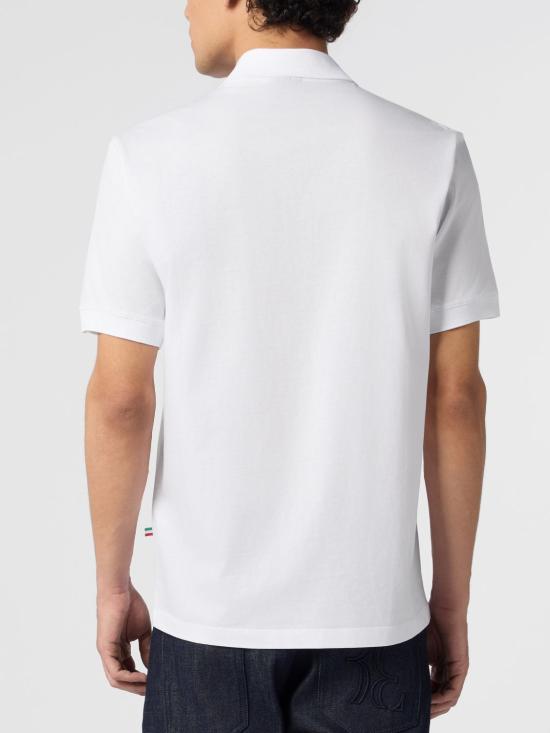 26SS 빌리어네어 폴로 티셔츠 BAFCMTK8951BTE014N 01 White - BILLIONAIRE