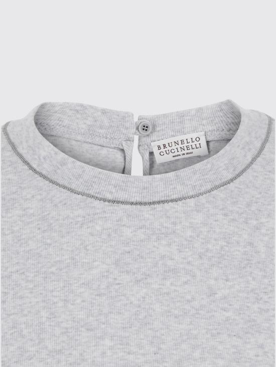 26SS 브루넬로 쿠치넬리 코튼 티셔츠 M0TC8BJ310 C8003 Grey - BRUNELLO CUCINELLI