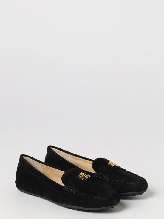 26SS 랄프 로렌 반스버리 스웨이드 로퍼 802821629 018 Black - RALPH LAUREN