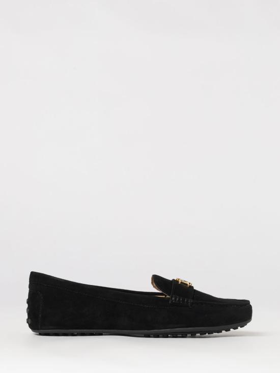 26SS 랄프 로렌 반스버리 스웨이드 로퍼 802821629 018 Black