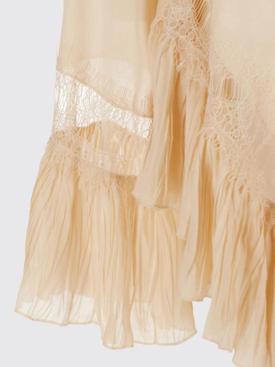 26SS 블루마린 블라우스 2C444A N0817 Beige - BLUMARINE