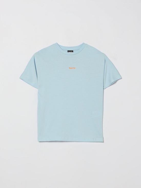 26SS [키즈] 디스클레이머 티셔츠 26EDK58804 CELES Sky Blue