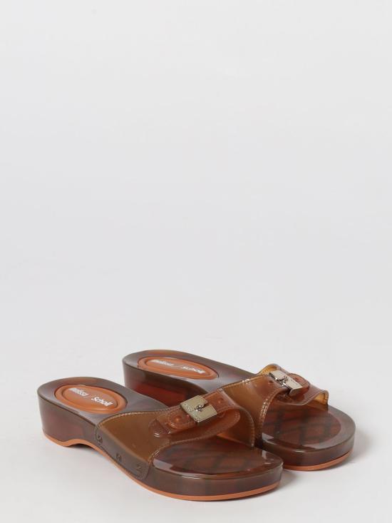 26SS Melissa X Scholl 뮬/슬리퍼 37840BU849 CLEAR BROWN Leather - OTHER BRANDS