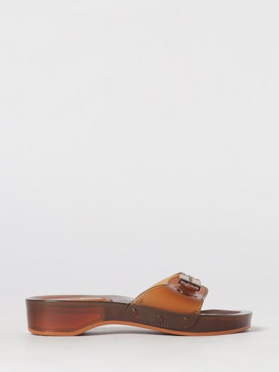 26SS Melissa X Scholl 뮬/슬리퍼 37840BU849 CLEAR BROWN Leather