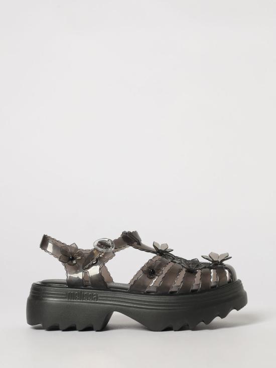 26SS Melissa X Susan Fang 샌들 37882BU741 BLACK CLEAR Black