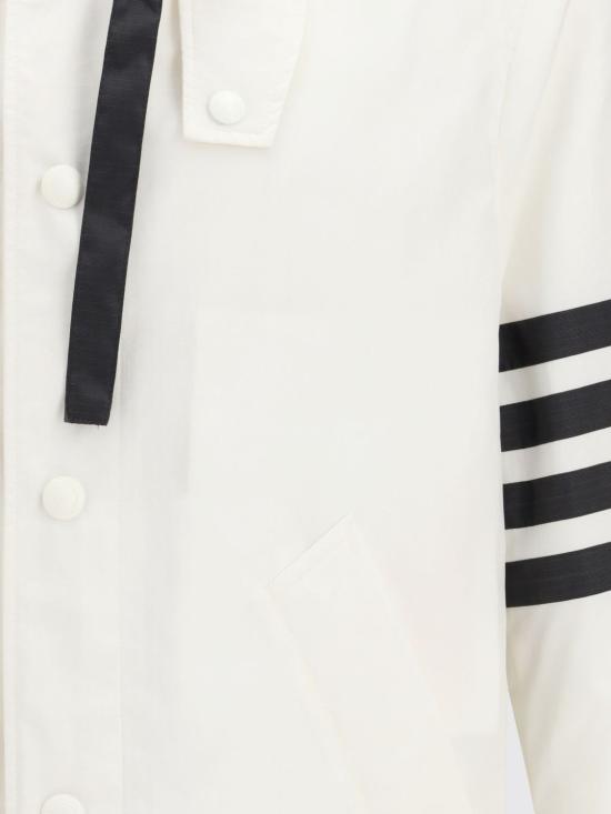 26SS 톰브라운 자켓 MOU641HF1095 100 White - THOM BROWNE