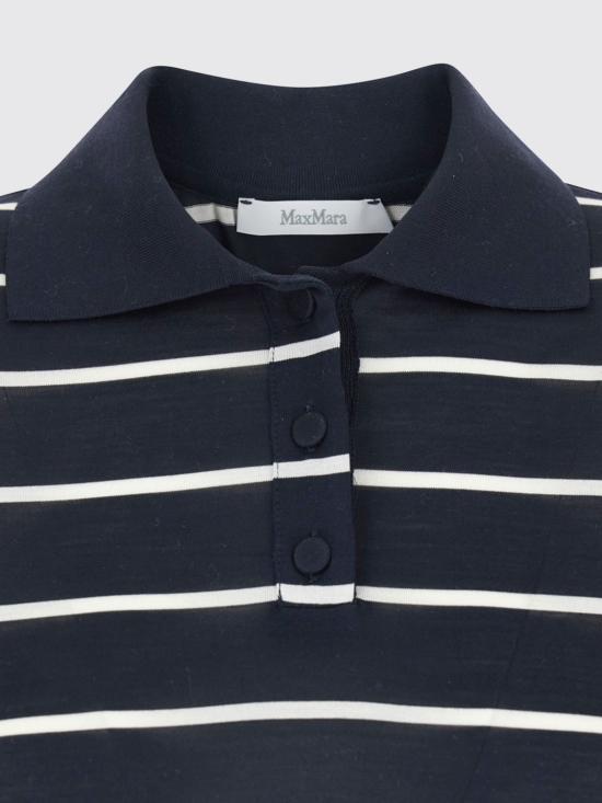 26SS 막스마라 폴로 티셔츠 2611951018600 005 Blue 1 - MAX MARA