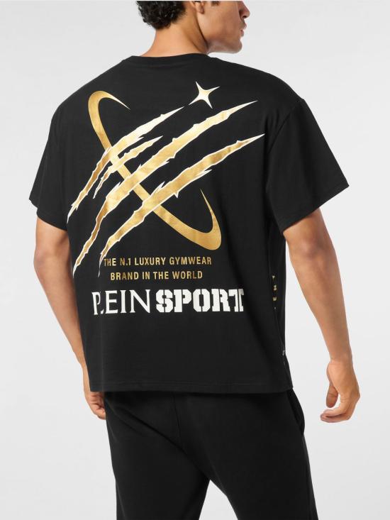 26SS 플레인스포츠 반팔 티셔츠 AAECMTK8761STE003N 0293 Black 1 - PLEIN SPORT