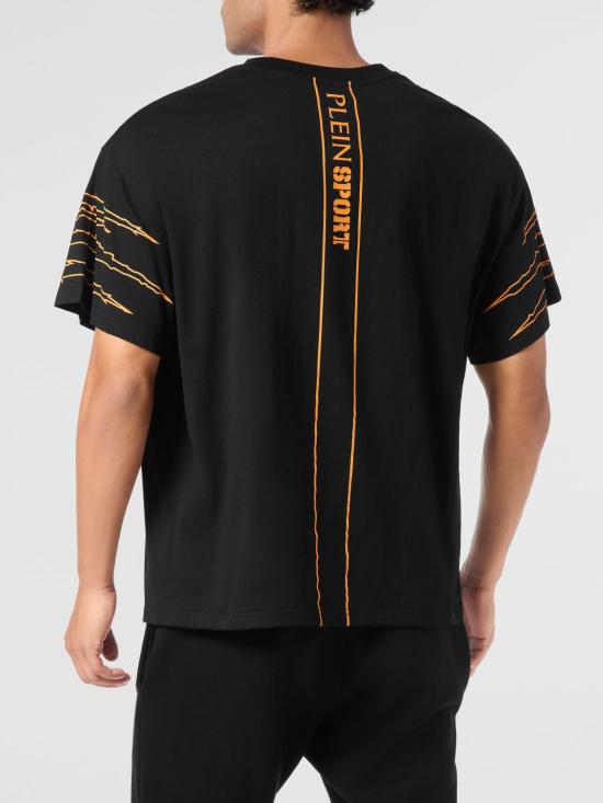 26SS 플레인스포츠 반팔 티셔츠 AAECMTK8764STE001N 0220 Black 1 - PLEIN SPORT
