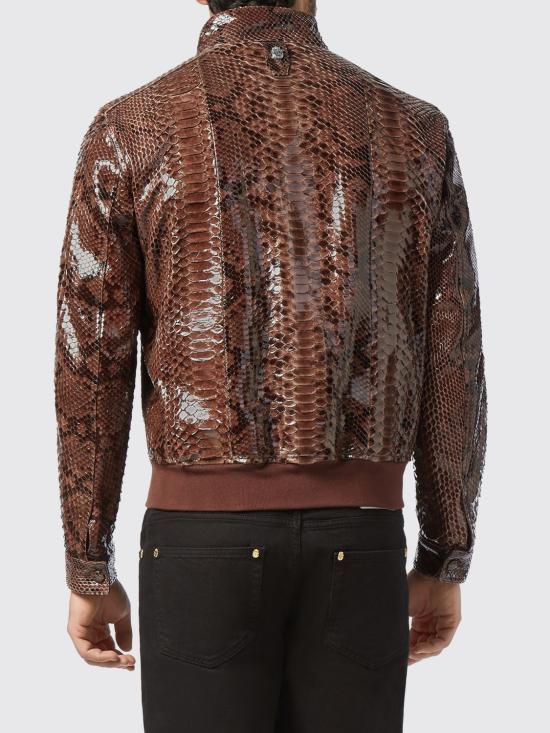 26SS 빌리어네어 가죽 자켓 B20CMLB1059BLE003P 04 Brown - BILLIONAIRE