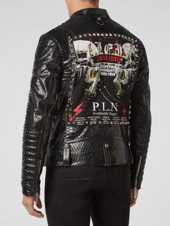 26SS 필립 플레인 바이커 자켓 P19CMLB0914PLE029P 02 Black - PHILIPP PLEIN