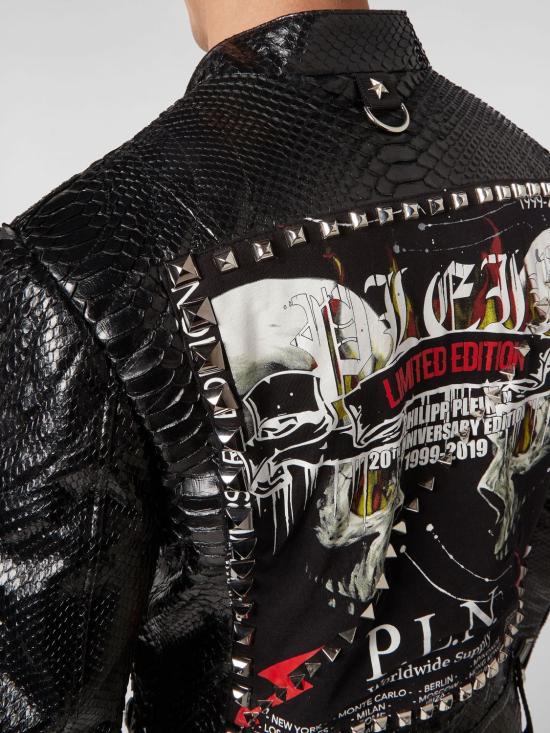 26SS 필립 플레인 바이커 자켓 P19CMLB0914PLE029P 02 Black - PHILIPP PLEIN