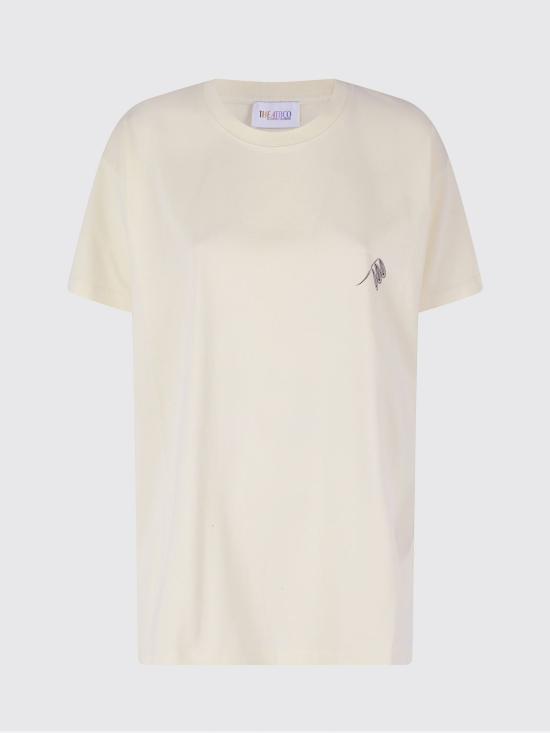 26SS 디 아티코 반팔 티셔츠 260WCT00353JJJ025PA 672 Yellow - THE ATTICO