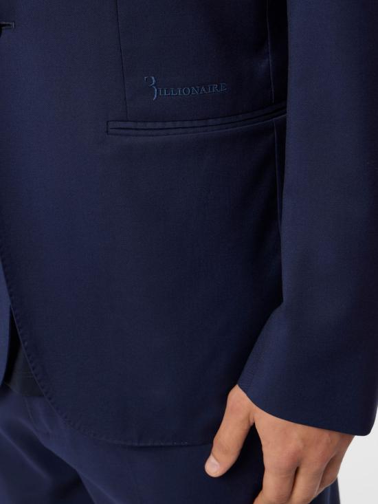 26SS 빌리어네어 수트 자켓 BAFCMRF2130BTE025N 24 Navy - BILLIONAIRE
