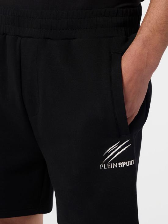 26SS 플레인스포츠 숏팬츠 SAFCMJT2785STE003N 02 Black - PLEIN SPORT