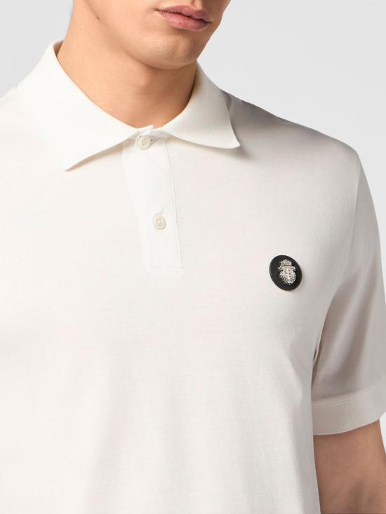 26SS 빌리어네어 폴로 티셔츠 BAFCMTK8951BTE014N 01OF White 1 - BILLIONAIRE