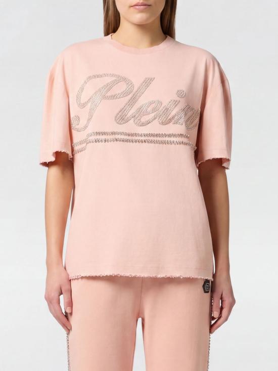 26SS 필립 플레인 반팔 티셔츠 SAFCWTK3872PTE004N 03 Fuchsia