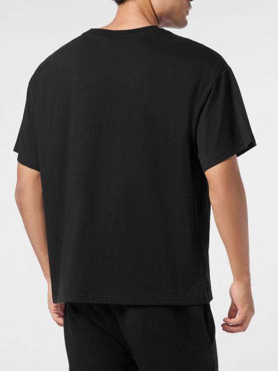 26SS 플레인스포츠 반팔 티셔츠 AAECMTK8760STE003N 0227 Black 1 - PLEIN SPORT