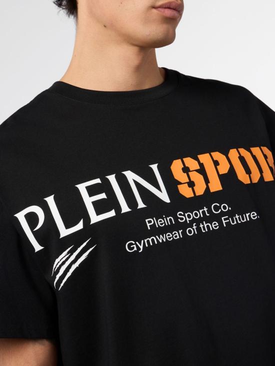 26SS 플레인스포츠 반팔 티셔츠 AAECMTK8760STE003N 0220 Black - PLEIN SPORT