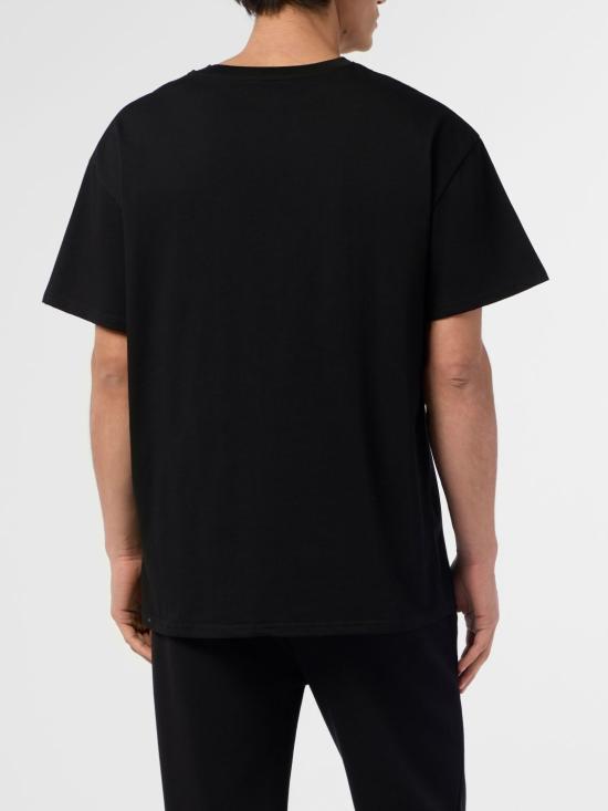 26SS 플레인스포츠 반팔 티셔츠 AAECMTK8760STE003N 0220 Black - PLEIN SPORT