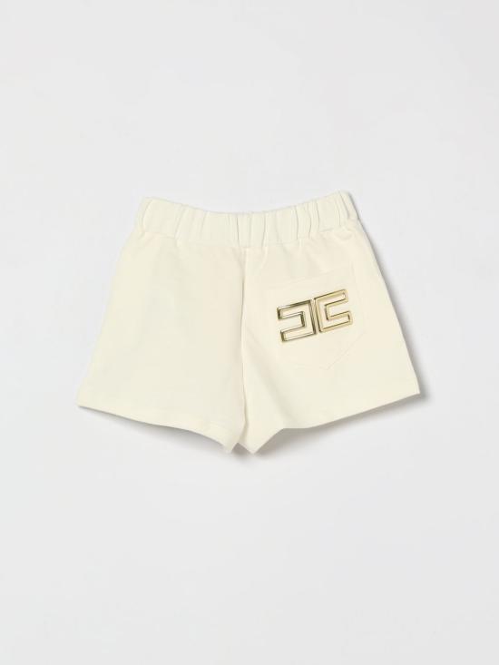 26SS [키즈] 엘리자베타프랜치 쇼츠/버뮤다 EFBE083FF002 0045 White - ELISABETTA FRANCHI