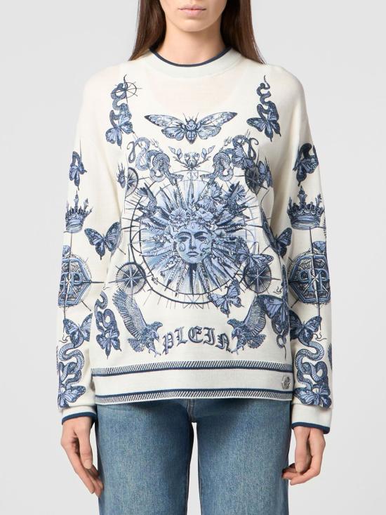 26SS 필립 플레인 스웨터 SAFCWKO0661PKN002N 07 Turquoise