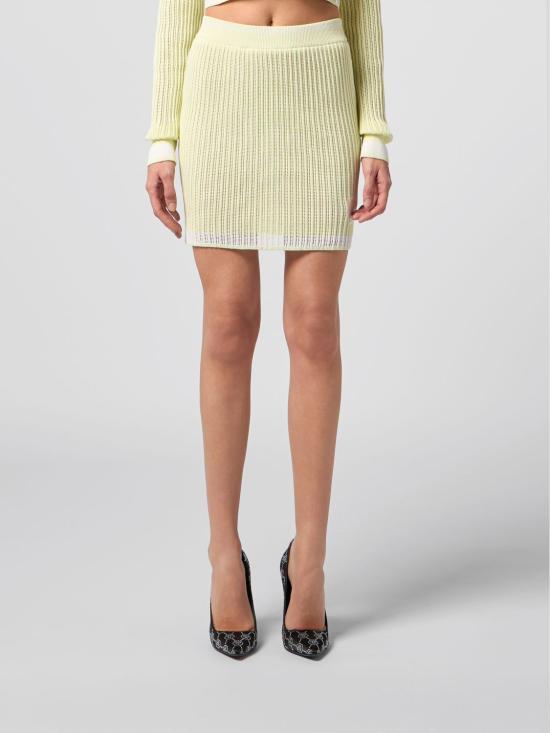 26SS 필립 플레인 숏 스커트 PAFCWKV0090PKN002N 09 Yellow