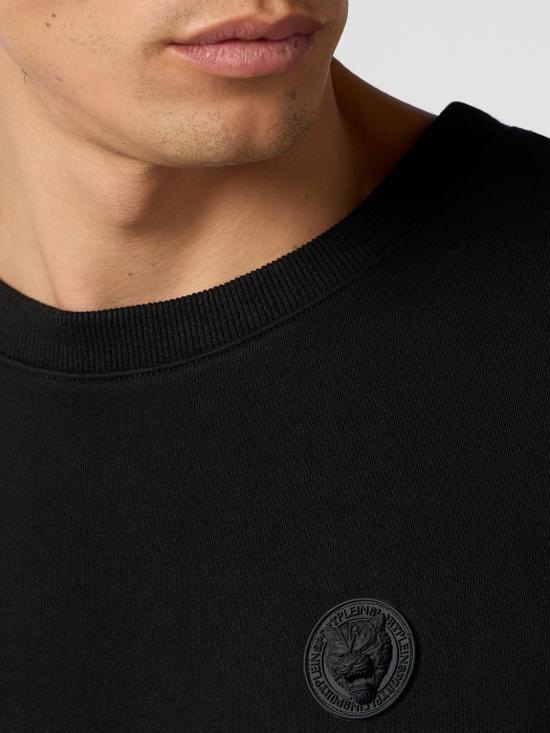 26SS 플레인스포츠 긴팔 티셔츠 SAFCMJO1438STE003N 02 Black - PLEIN SPORT