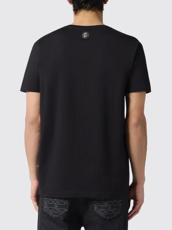 26SS 빌리어네어 반팔 티셔츠 BAFCMTK8939BTE014N 02 Black - BILLIONAIRE