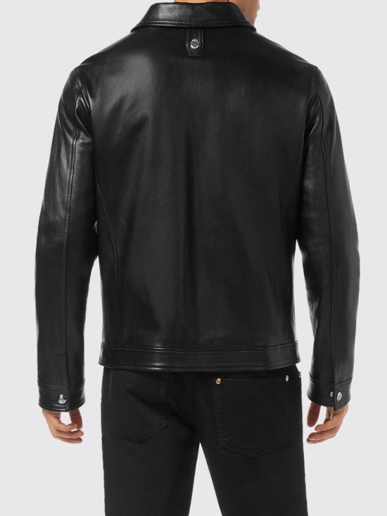 26SS 빌리어네어 가죽 자켓 OAECMLB2005BLE029N 02 Black - BILLIONAIRE