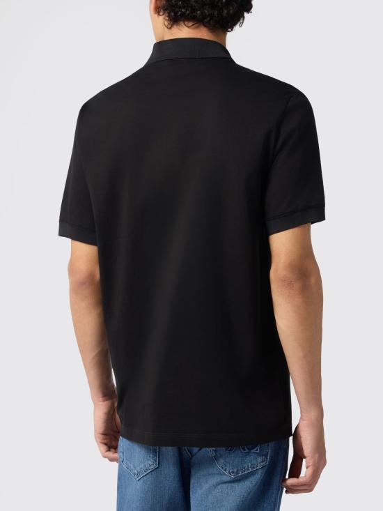 26SS 빌리어네어 폴로 티셔츠 BAFCMTK8951BTE014N 02 Black - BILLIONAIRE