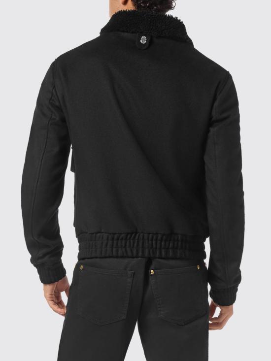 26SS 빌리어네어 봄버 자켓 OAECMRB2820BTE025N 02 Black - BILLIONAIRE