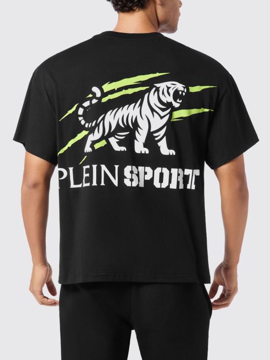 26SS 플레인스포츠 반팔 티셔츠 AAECMTK8763STE001N 0227 Black - PLEIN SPORT
