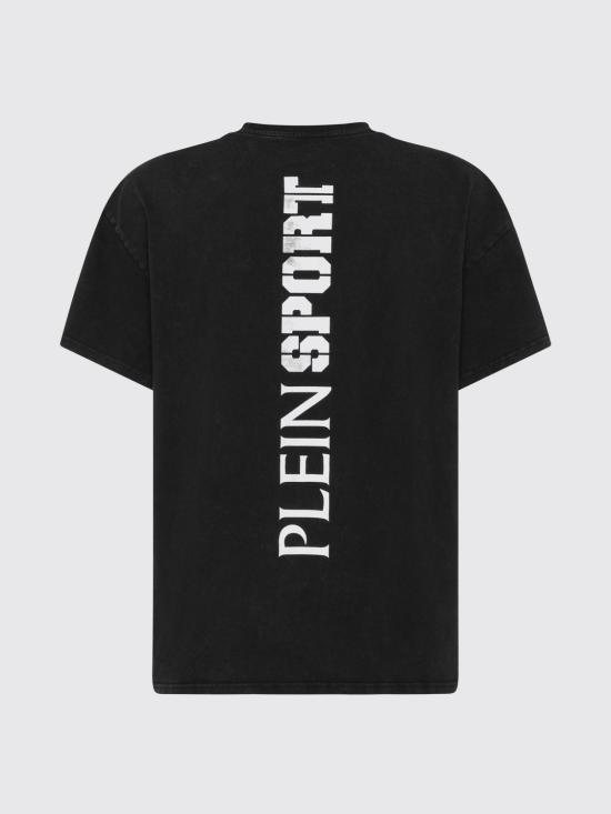26SS 플레인스포츠 반팔 티셔츠 AAECMTK8770STE003N 02 Black - PLEIN SPORT