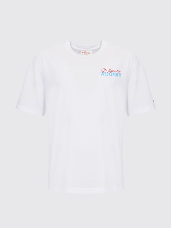 26SS 세인트바쓰 반팔 티셔츠 DLR0001 04314L White 1 - MC2 SAINT BARTH