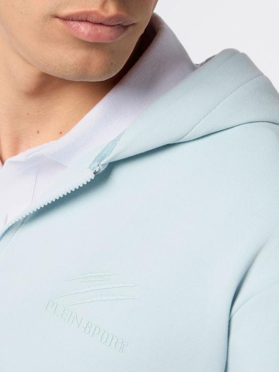 26SS 플레인스포츠 긴팔 티셔츠 SAFCMJB3958STE003N 07 Turquoise - PLEIN SPORT
