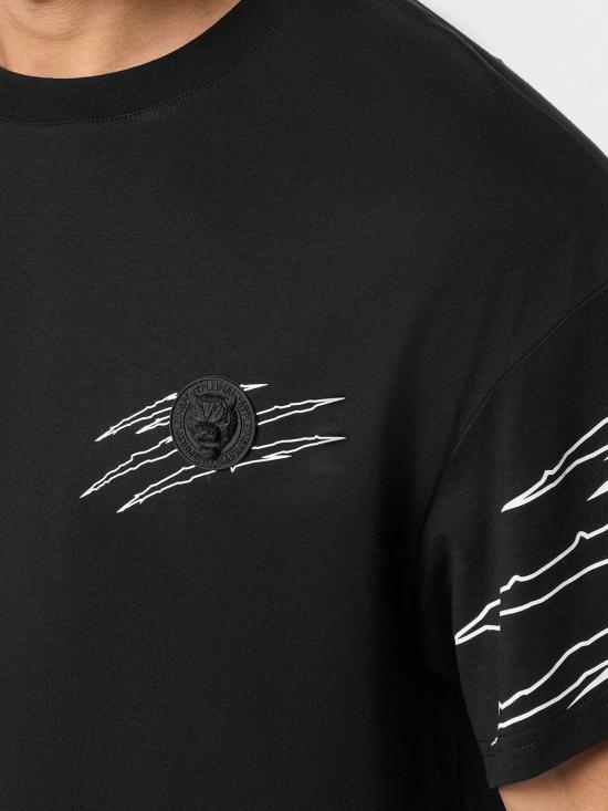 26SS 플레인스포츠 반팔 티셔츠 AAECMTK8764STE001N 02 Black - PLEIN SPORT