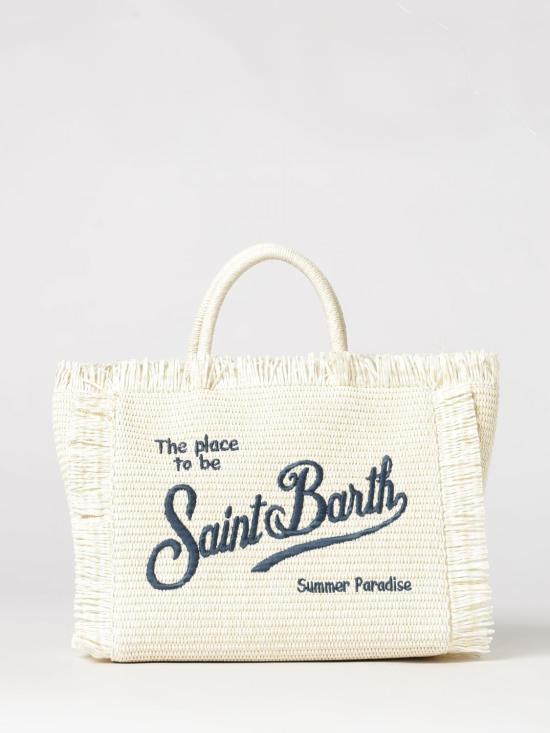 26SS 세인트바쓰 토트백 COL0017 00895L White