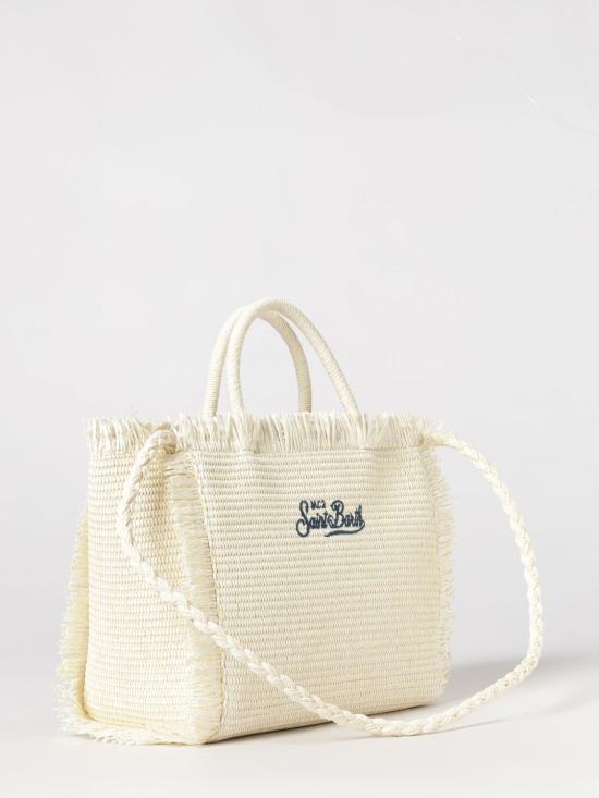 26SS 세인트바쓰 토트백 COL0017 00895L White - MC2 SAINT BARTH