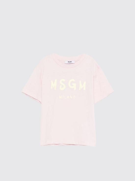 26SS [키즈] 엠에스지엠 티셔츠 S6MSJUTH001 MS076 Blush Pink