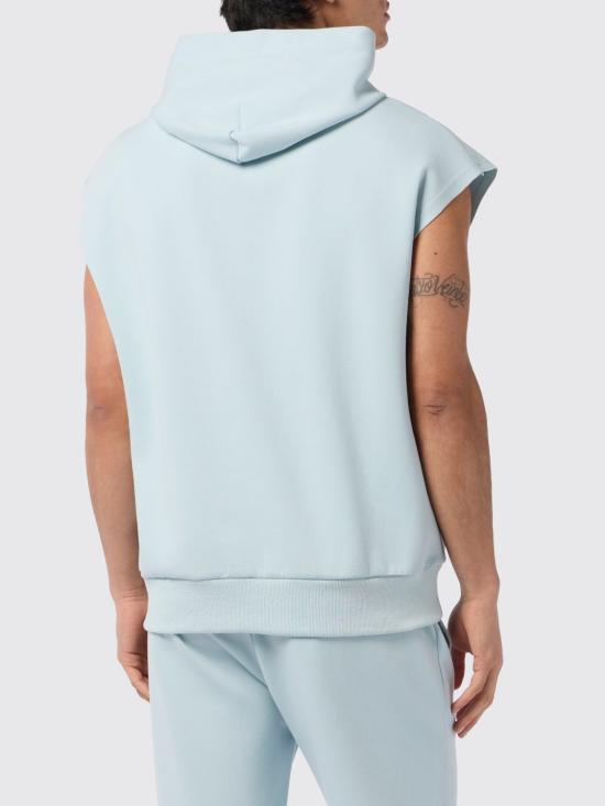 26SS 플레인스포츠 후드 티셔츠 SAFCMJC0116STE003N 07 Turquoise - PLEIN SPORT