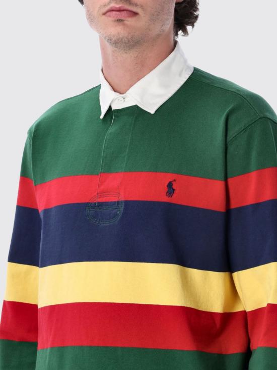26SS 폴로 랄프로렌 폴로 티셔츠 710B13497 001 Striped - POLO RALPH LAUREN