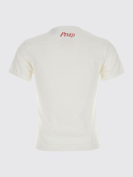 26SS 핑코 반팔 티셔츠 105728A33P ZR2 White - PINKO