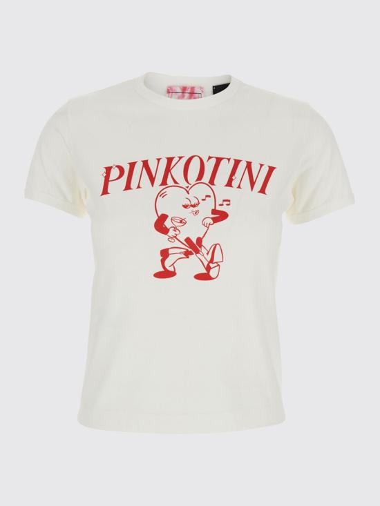 26SS 핑코 반팔 티셔츠 105728A33P ZR2 White - PINKO