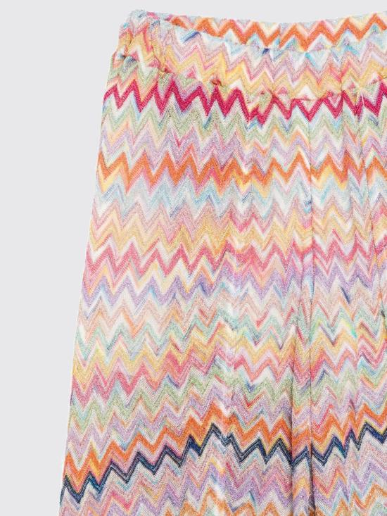 26SS [키즈] 미소니 스트레이트 팬츠 MY6A40Q0107 999 Multicolor - MISSONI