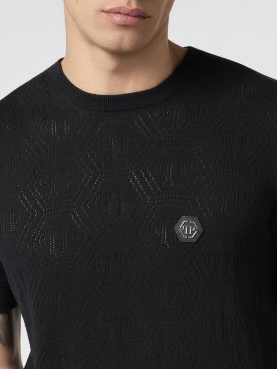 26SS 필립 플레인 스웨터 PAFCMKK0325PTE004N 02 Black - PHILIPP PLEIN